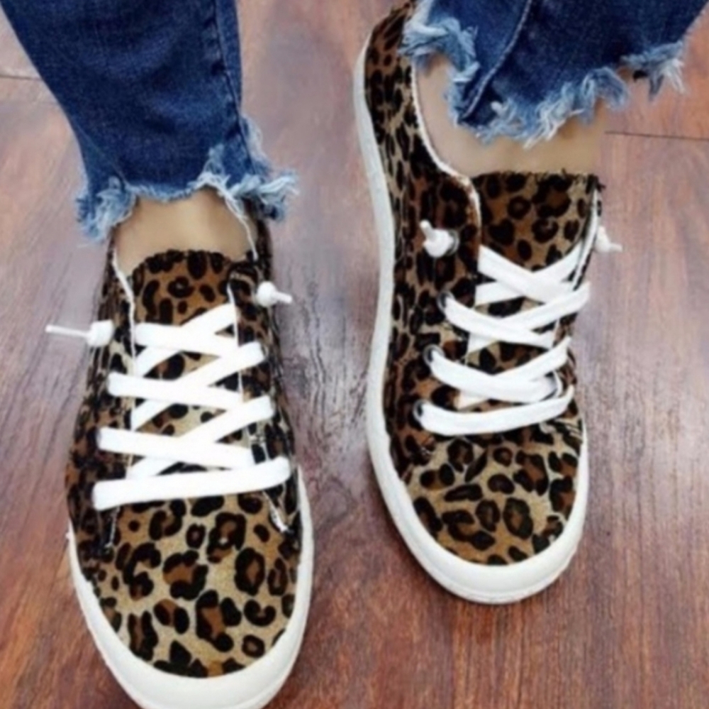 Leopard Print Sneakers